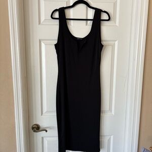 Mind Code Black Midi Cocktail Dress XL
